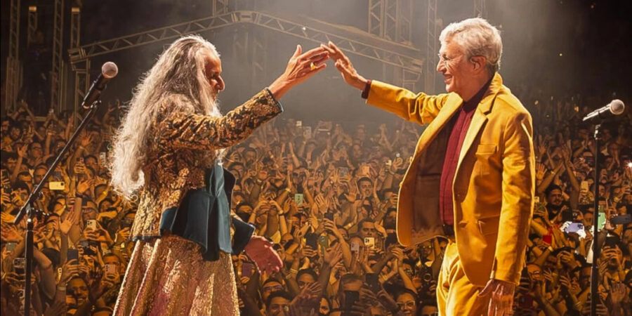 Caetano Veloso e Maria Bethânia concorrem ao Grammy 2026 com álbum ao vivo