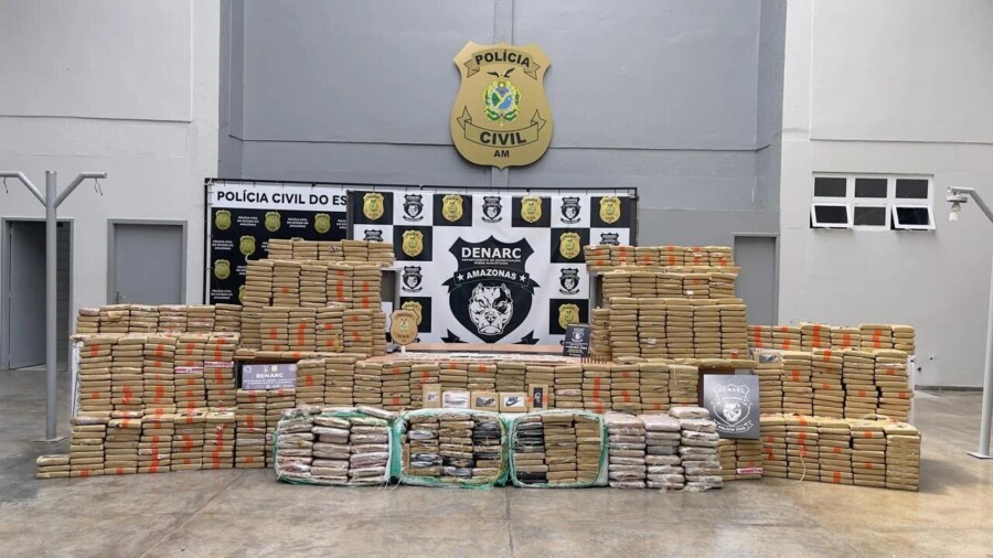PC-AM desarticula grupo criminoso e apreende 1 tonelada de skunk avaliada em R$ 19 milhões em Manaus