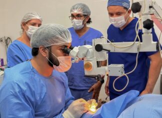 Parintins recebe terceiro mutirão de cirurgia de catarata e já realizou 430 procedimentos