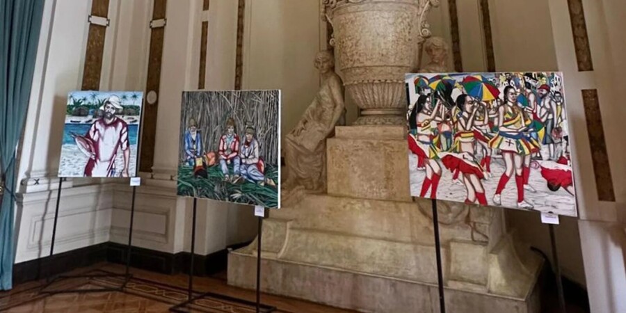 Exposição "Brasilidades" no Rio de Janeiro revela influências de Jorge Amado e Carybé em artista italiano