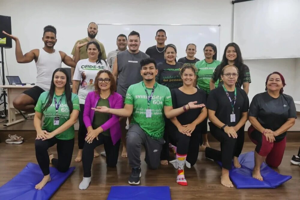 Sejusc promove capacitação em Manaus para profissionais do EnvelheSer 60+ em hidroginástica e pilates