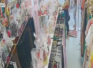 Vídeo mostra mulheres furtando loja de roupas na Zona Leste de Manaus