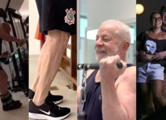 VÍDEO: Web vai a loucura após Janja publicar treino de pernas de Lula: ‘Todo dia é assim!’