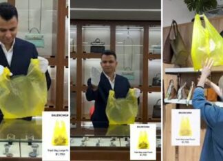 Alerta de Nova Tendência: Loja de bolsas de luxo exibe a nova “pouch” da Balenciaga avaliada em R$ 9 mil