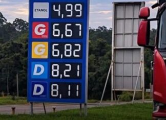 Preço do diesel dispara no Brasil e já chega a R$ 7,22