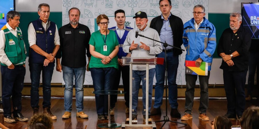 Lula: Financiamento para desabrigados em Minas seguirá modelo do Rio Grande do Sul