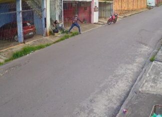 Motoqueiro se passa por motorista de app, assalta estudante e rouba celular no Novo Aleixo, em Manaus; veja vídeo