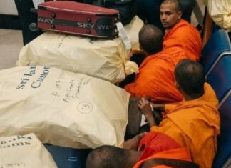 Grupo de monges budistas é preso com mais de 110 kg de maconha em aeroporto