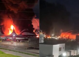 Incêndio atinge Circo do Tirulipa durante a madrugada desta segunda-feira