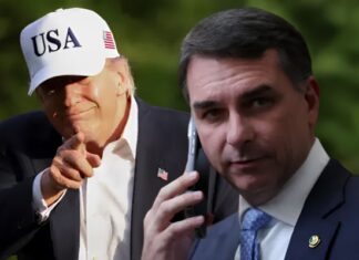 Flávio Bolsonaro é convidado por Donald Trump para uma visita à Casa Branca