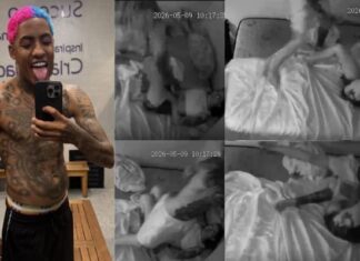 VÍDEO: Ator pornô é preso após esfaquear esposa no rosto e pescoço: “Eu te mato”