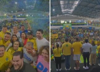 Lotação Máxima: público lota quadra do Unidos do Alvorada para lançamento das pré-candidaturas de Maria do Carmo e Alberto Neto