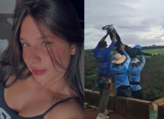 Jovem morre após ser jogada sem cordas durante salto de rope jump; IMAGENS FORTES