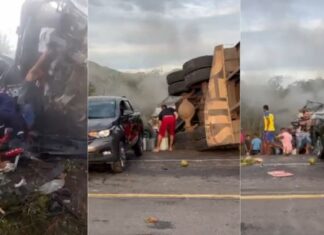 VÍDEO: Tragédia na BR-116: Acidente entre van e caminhão mata 16 pessoas da mesma família