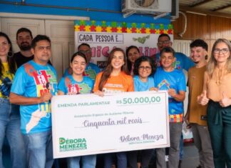 Deputada Débora Menezes destina emenda ao Instituto TEAmo e fortalece o atendimento a crianças e jovens com autismo em Humaitá