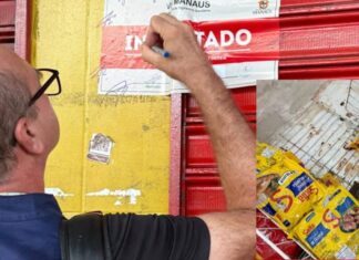 MPAM investiga supermercado do Armando Mendes após apreensão de 10 toneladas de alimentos estragados