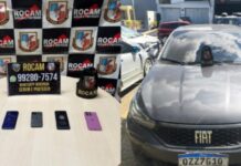 PM prende dois homens suspeitos de roubo em Manaus após denúncia via WhatsApp da Rocam