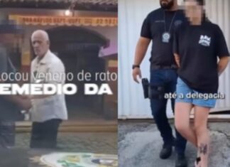 Homem é preso suspeito de tentar matar companheira com veneno para ficar com seguro de vida