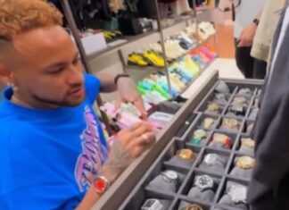 Neymar exibe coleção de relógios avaliada em mais de R$ 21 milhões antes da Copa