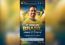 Ex-candidato cobra R$ 500 para assistir jogo da Seleção ao seu lado em Alphaville
