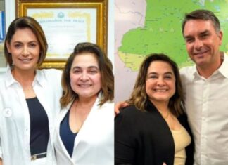 Crise entre Michelle e Flávio Bolsonaro amplia desafio político para Maria do Carmo