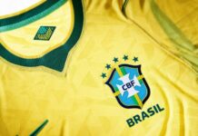 Camisa da Seleção Brasileira é eleita a 2ª mais bonita da Copa do Mundo de 2026