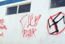 Homem é preso após pichar símbolos nazistas em muros e ser flagrado pela Guarda Municipal