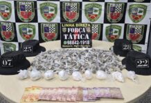 PM prende suspeito com mais de 700 porções de drogas durante ação no Tarumã