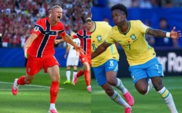 Brasil encara a Noruega por vaga nas quartas de final da Copa do Mundo
