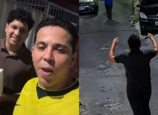 Jovem que implorou para não ter celular levado por assaltantes ganha aparelho novo após campanha solidária em Manaus