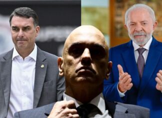 Alexandre de Moraes dá 10 dias para PF ouvir Flávio Bolsonaro por post contra Lula