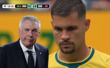Era o melhor cobrador em campo; disse Ancelotti ao explicar por que Vini Jr. não bateu pênalti