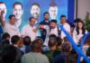 Roberto Cidade defende renovação política em evento de lançamento das pré-candidaturas de Carlinhos e Saimon Bessa