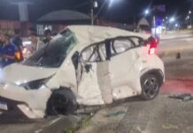 Motorista morre em grave acidente na Avenida Djalma Batista, no bairro Flores, em Manaus
