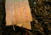 Bilhete macabro é deixado após homem ser morto em “tribunal do crime” em Manaus