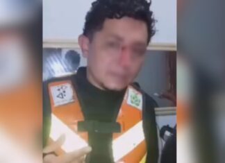 Mototaxista sofre corte profundo no rosto após ser atingido por linha de papagaio no AM