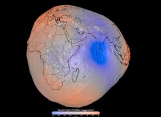 Nasa revela mapa 3D que mostra como a gravidade se distribui na Terra