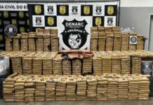 Mais de 700 kg de skunk com selos feitos por IA são apreendidos no AM após confronto