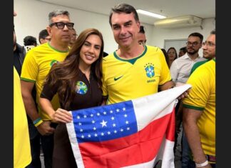 Débora Menezes representa o Amazonas na terceira edição do Seminário Nacional de Comunicação do PL, no Rio de Janeiro, organizado por Flávio Bolsonaro