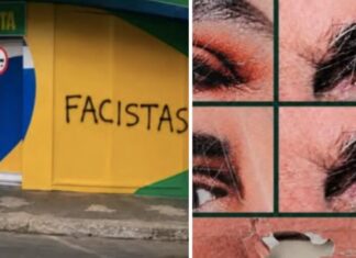 Sede de campanha do PL é pichada e alvo de novo ato de vandalismo