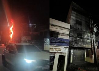 Explosão de transformador assusta moradores e provoca incêndio em prédio na Zona Sul de Manaus