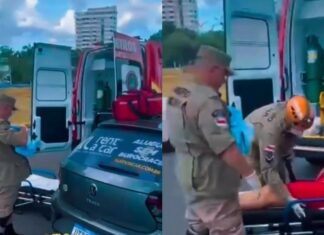 Mulher entra em trabalho de parto e dá à luz dentro de carro de aplicativo em Manaus