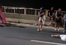 Homem morre após ser atingido por motociclista enquanto consertava carro na Ponte Rio Negro em Manaus