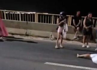 Homem morre após ser atingido por motociclista enquanto consertava carro na Ponte Rio Negro em Manaus