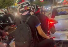 Motociclistas trocam agressões e interrompem trânsito na Torquato Tapajós em Manaus