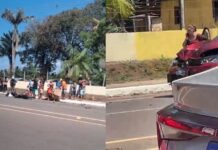 Grave acidente entre carro e duas motos deixa vítimas feridas em Manacapuru no AM