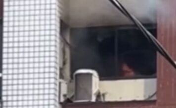 Moradores são atendidos após incêndio em apartamento no Conjunto Vieiralves em Manaus