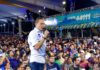 Adjuto Afonso mostra força política e reúne 12 mil apoiadores em lançamento de campanha eleitoral