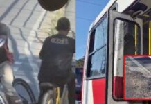 Dupla é presa após atacar ônibus da linha 604 com pedra e ferir passageira em Manaus