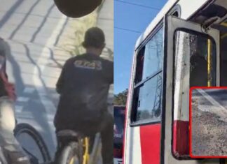 Dupla é presa após atacar ônibus da linha 604 com pedra e ferir passageira em Manaus
